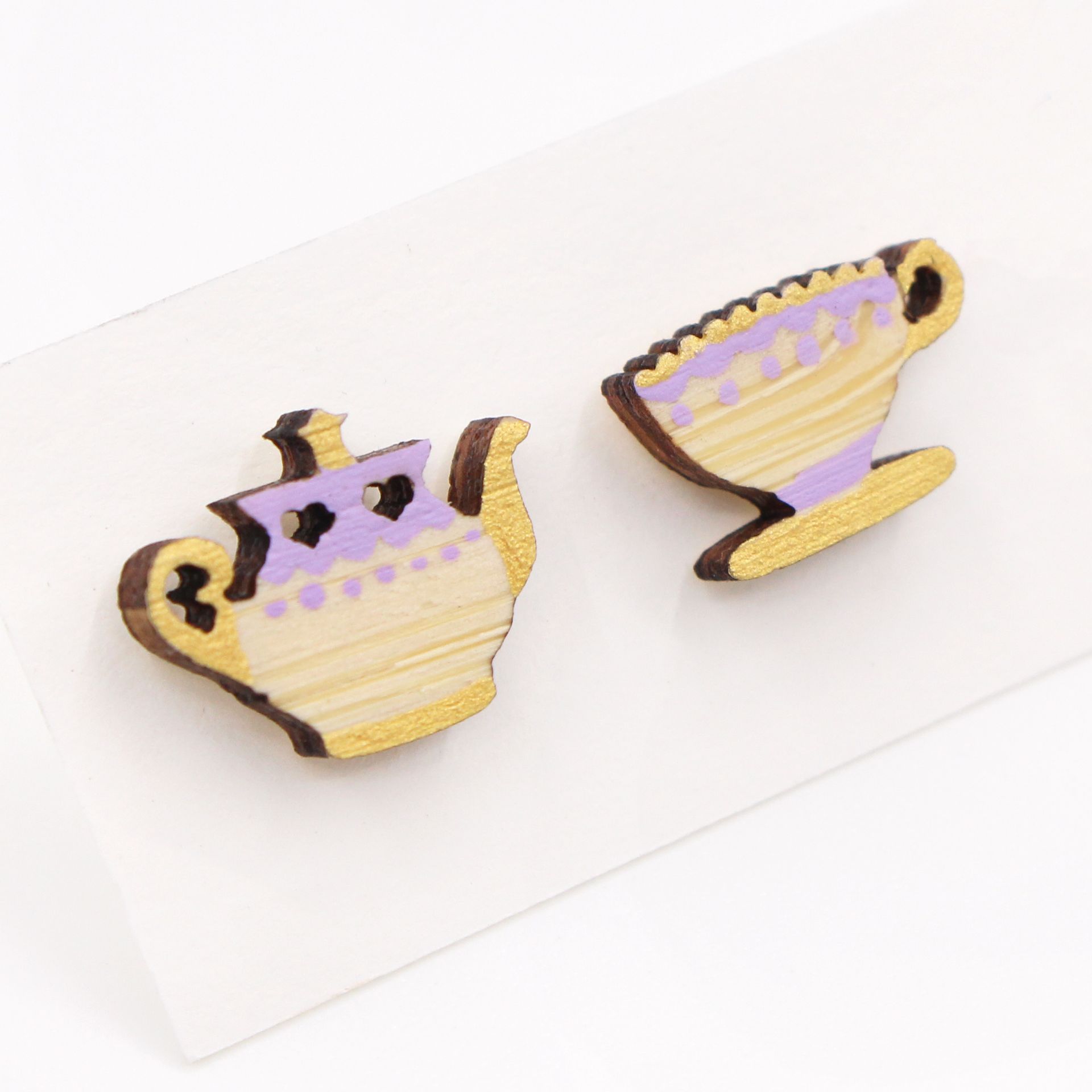 Tea Set Earrings