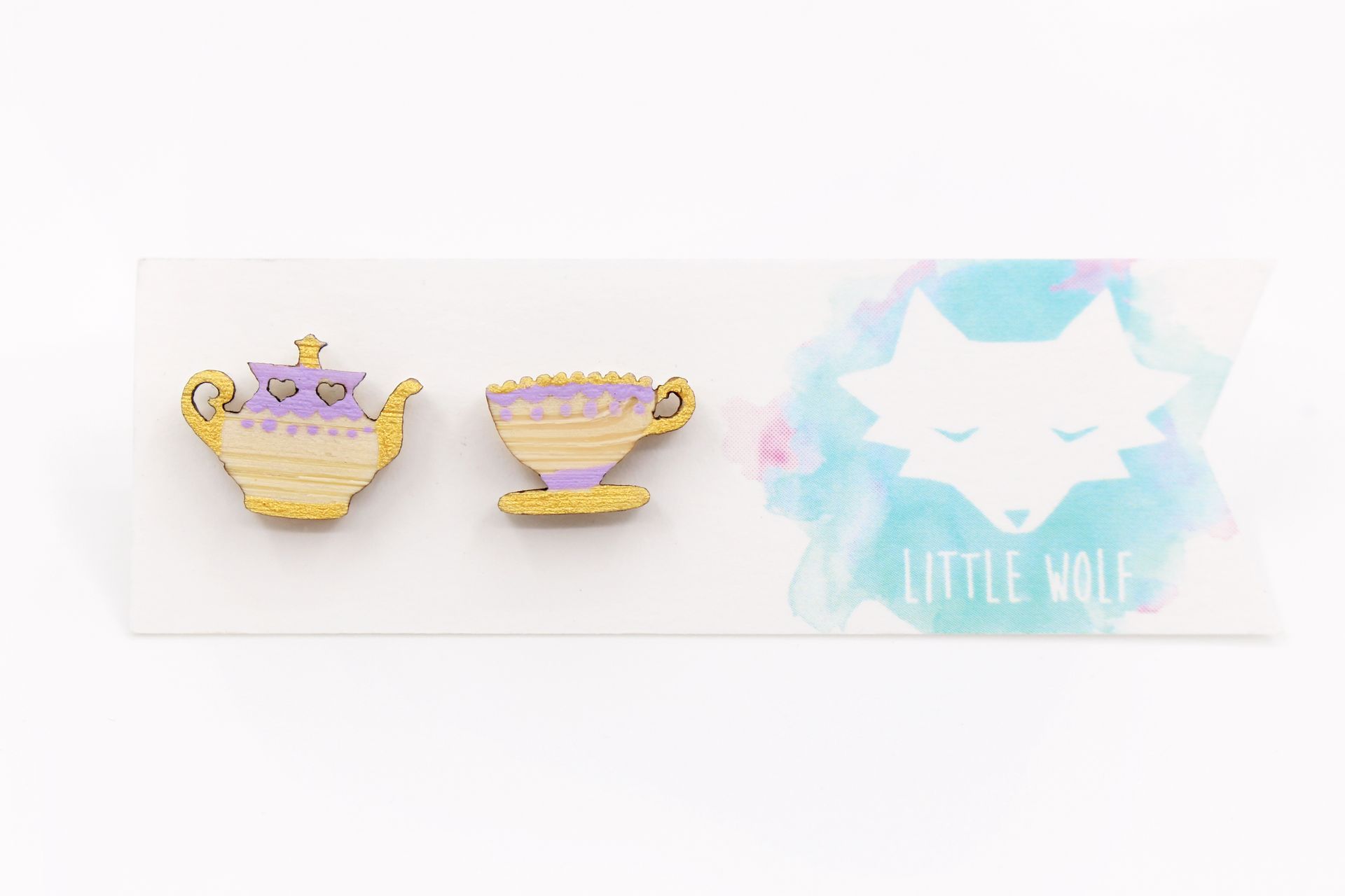 Tea Set Earrings