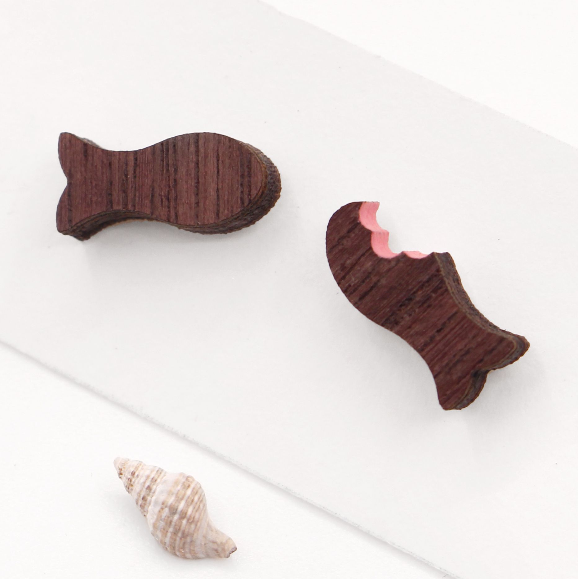 Chocolate Fish Earrings