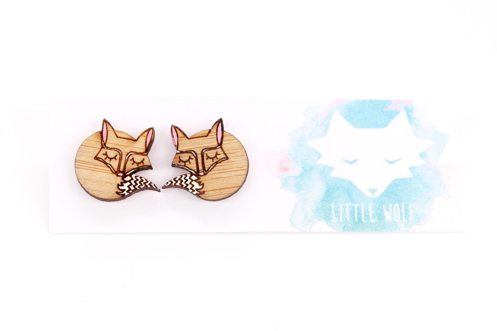 Sleeping Fox Earrings