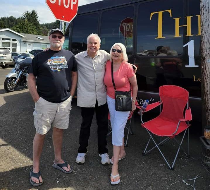 Roger W Morgan and friends at Coos Bay