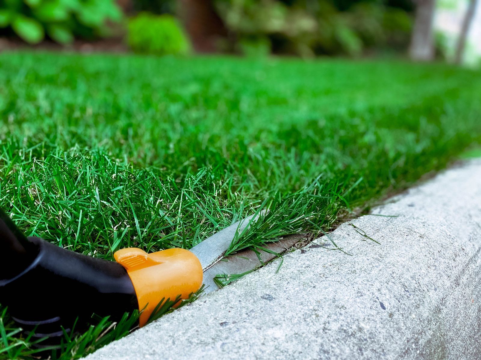 Grass Shears Cut Lawn Edge — Stewartville, MN — Complete Outdoor Service LLC