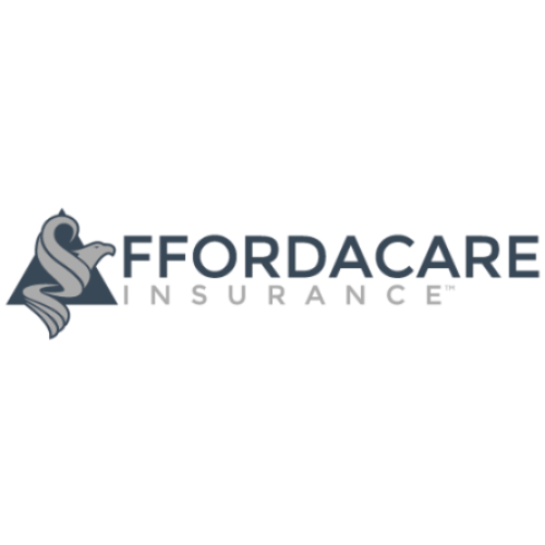 A logo for a company called affordacare insurance