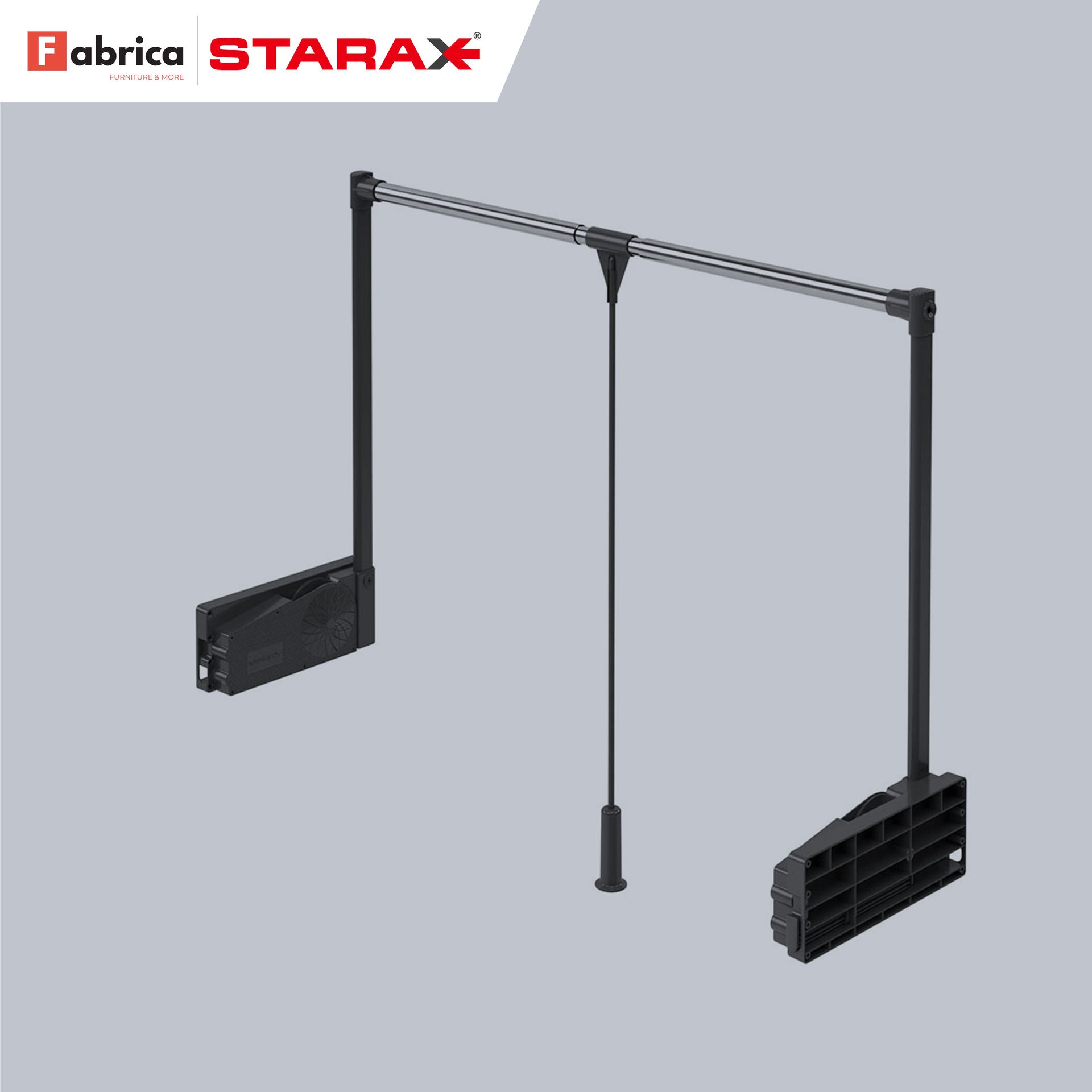 A picture of a clothes rack on a white background.