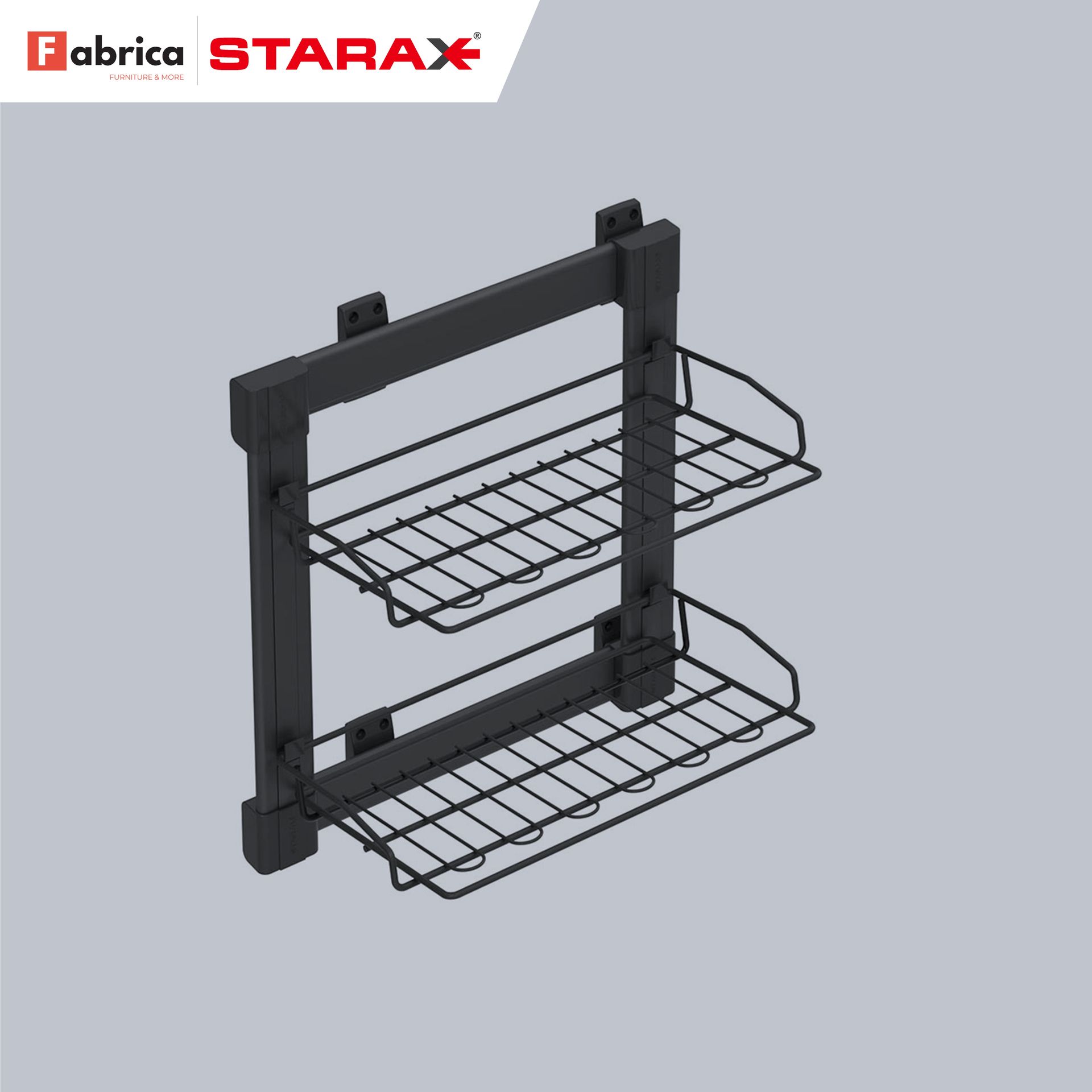 A 3d model of a starax shoe rack