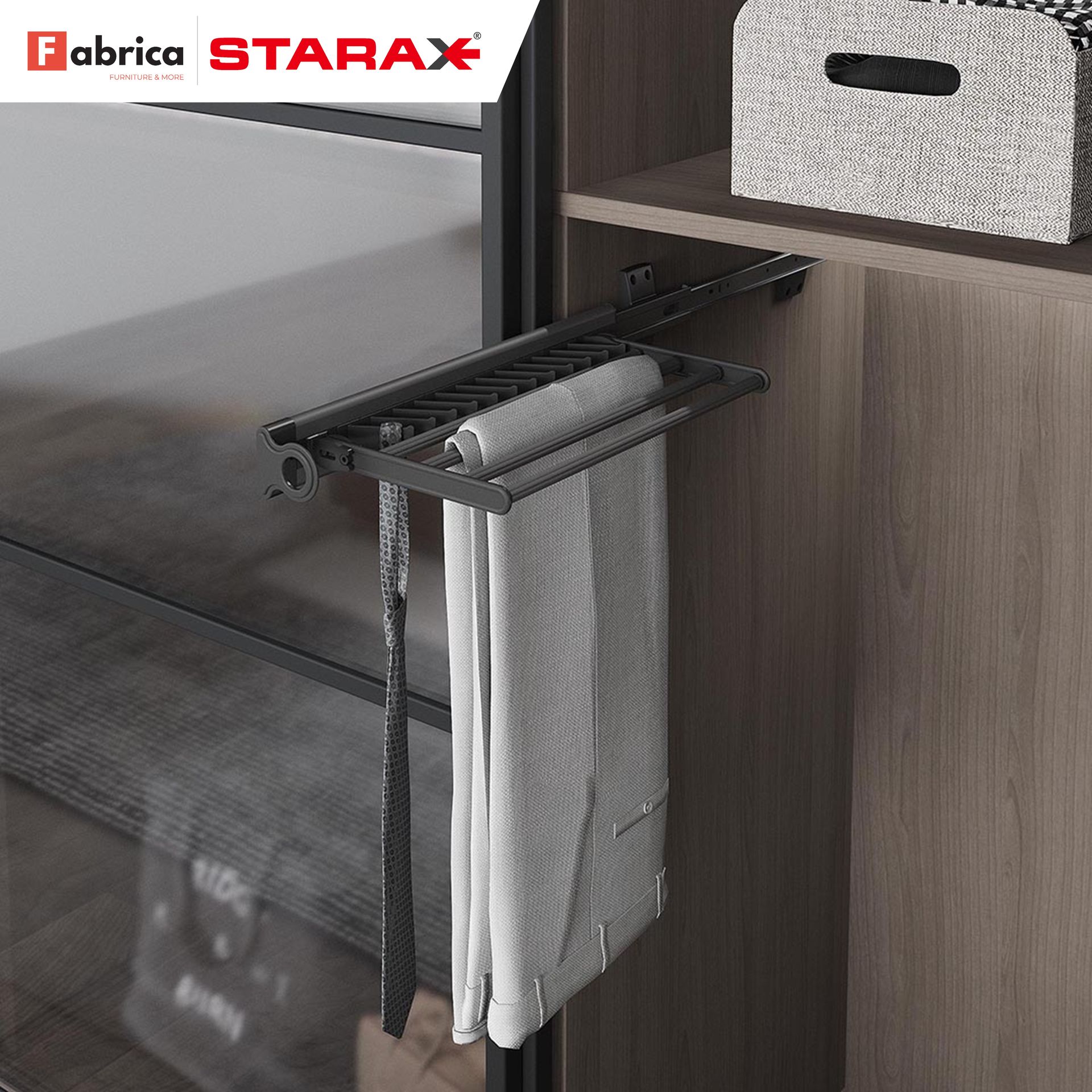 A picture of a fabrica starax clothes rack
