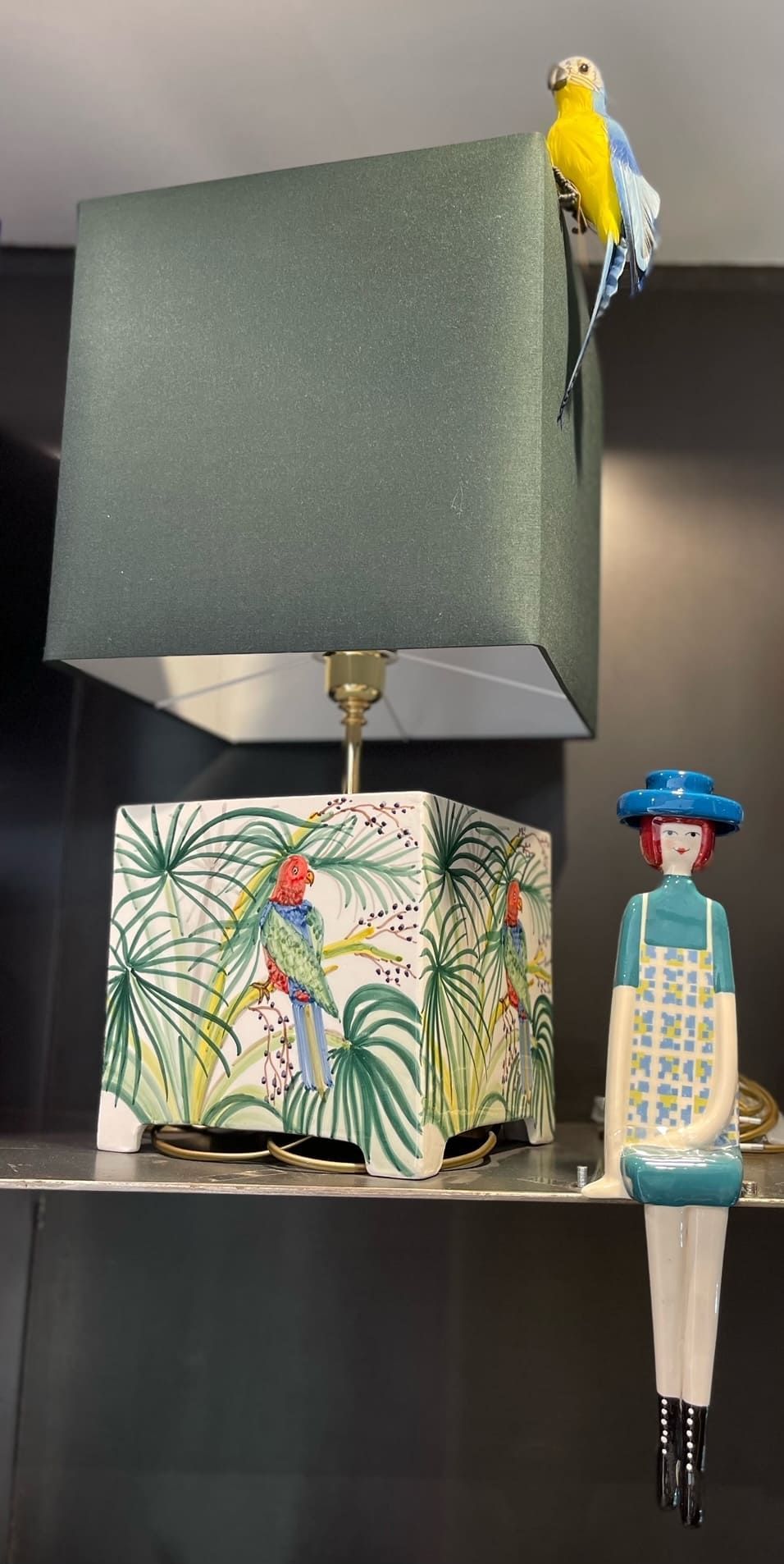 LAMPADA IN CERAMICA , UNCIA , TERRE DI SCIROCCO COLLEZIONE LE COMMARI