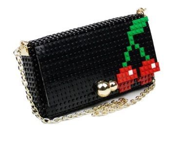 borse , bag and block, lego , fatti a mano , decoro CILIEGE