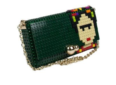 borse , bag and block, lego , fatti a mano , decoro FRIDA KALO