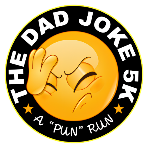 The Dad Joke 5K - pun run Logo