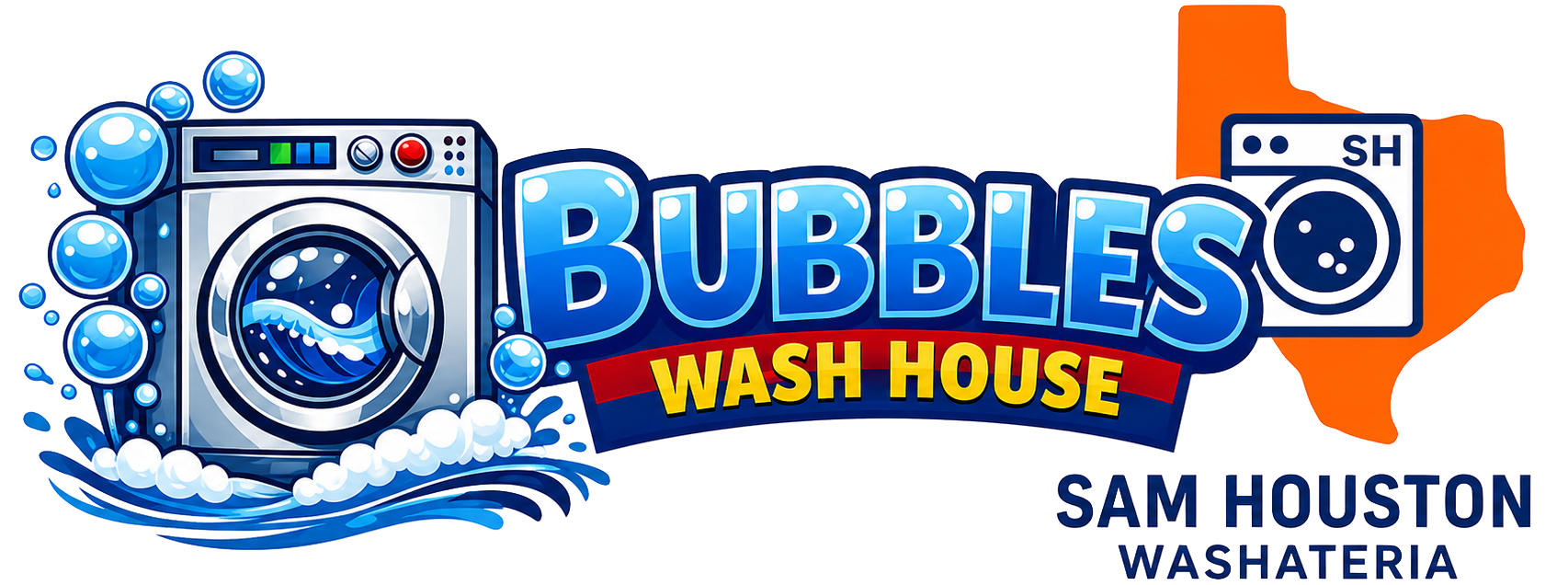 Bubbles Wash House & Sam Houston Washateria