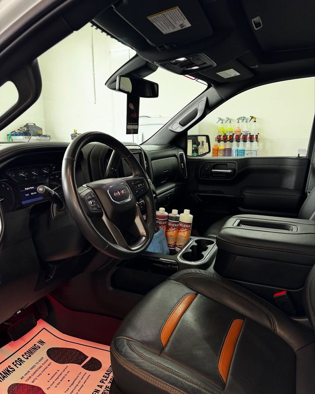 Clean car interior after a shampoo interior at A1 Auto Detailing