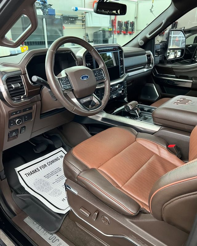 Clean car interior after a complete detail at A1 Auto Detailing