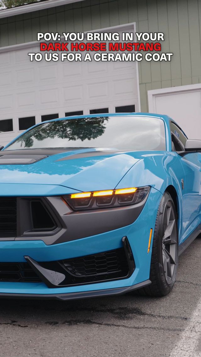 Mustang Dark Horse — Ceramic coating (video)