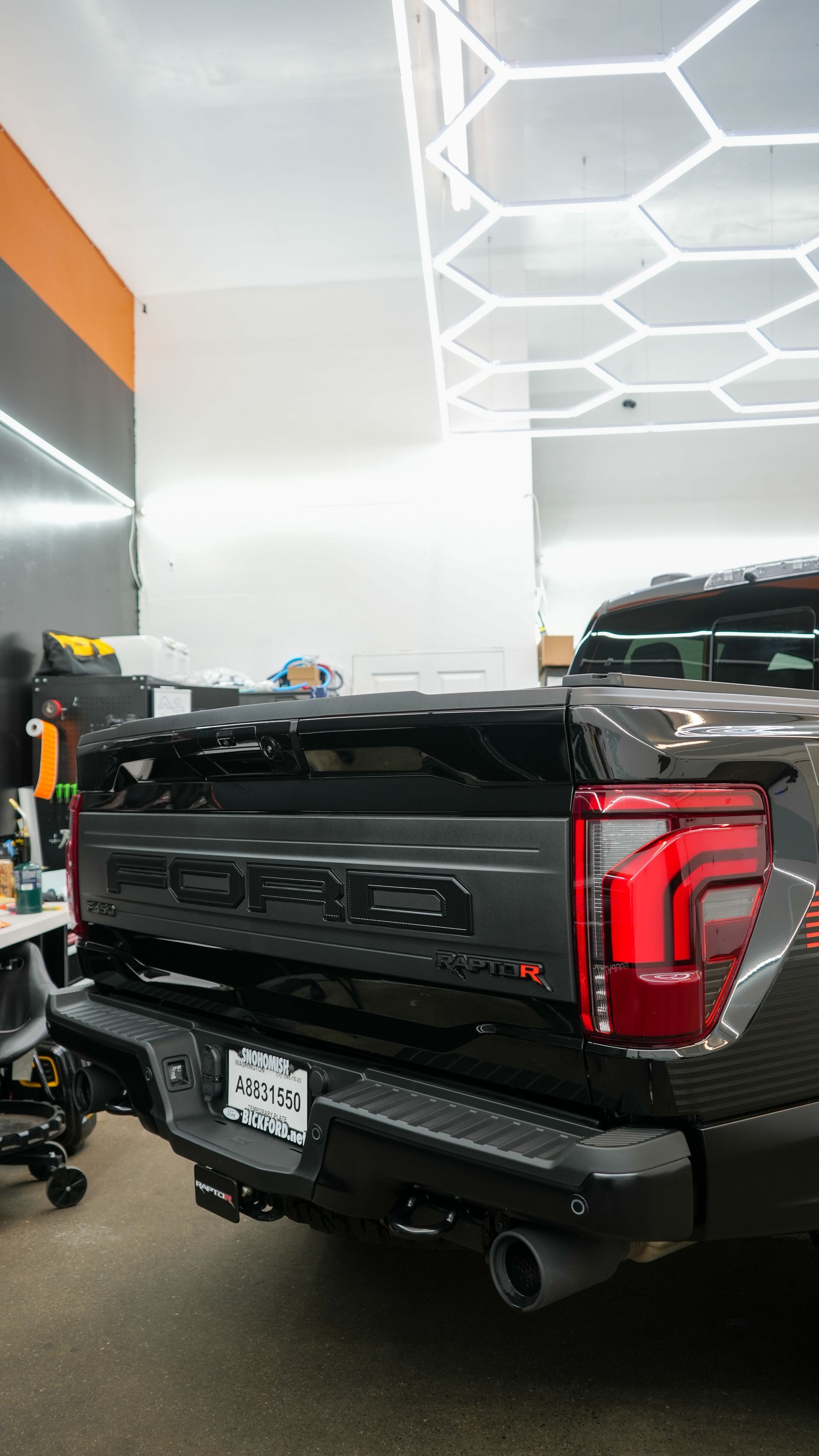 Detailed truck bed and tail light