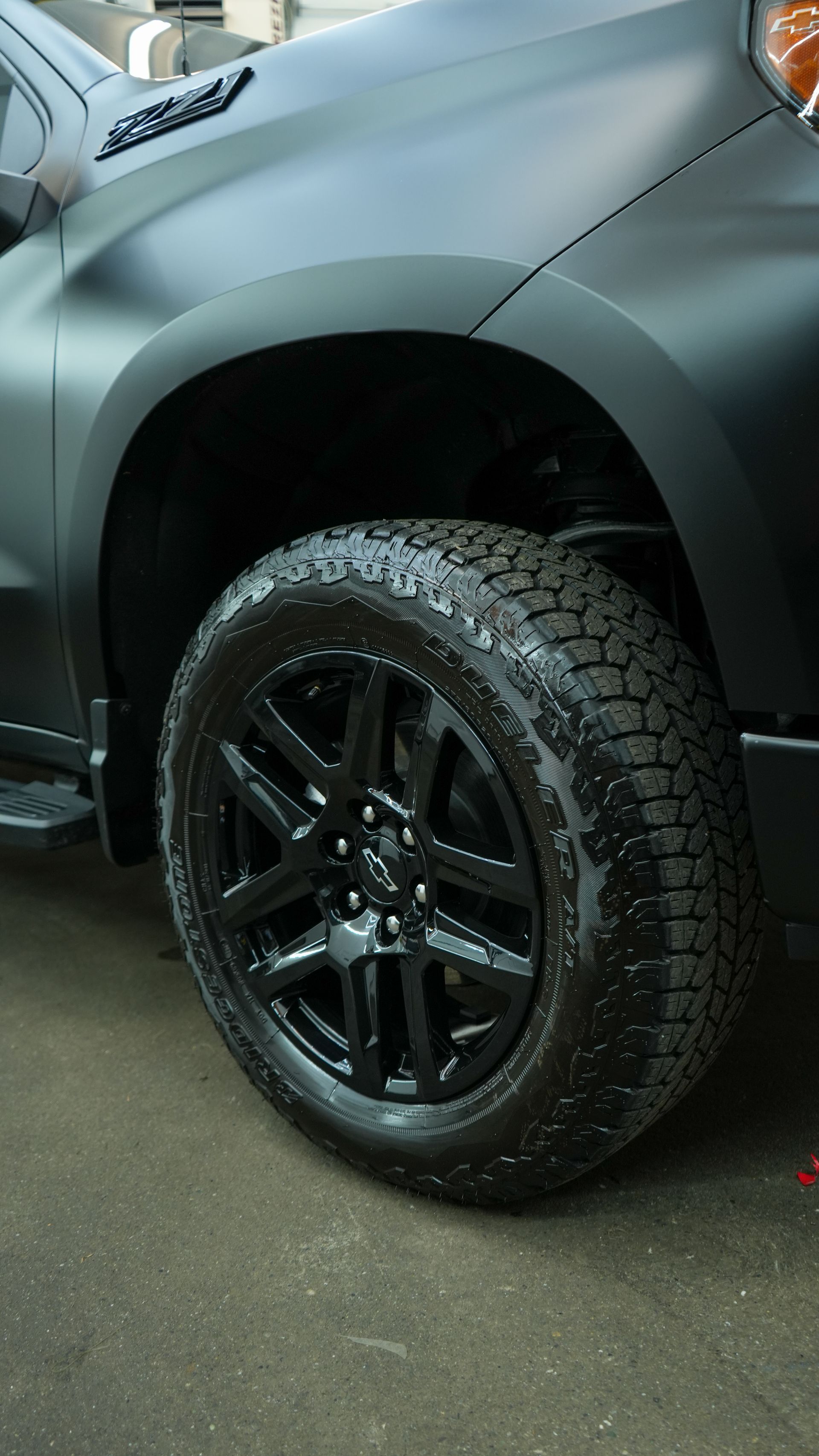 Wheel and tire after a full detail