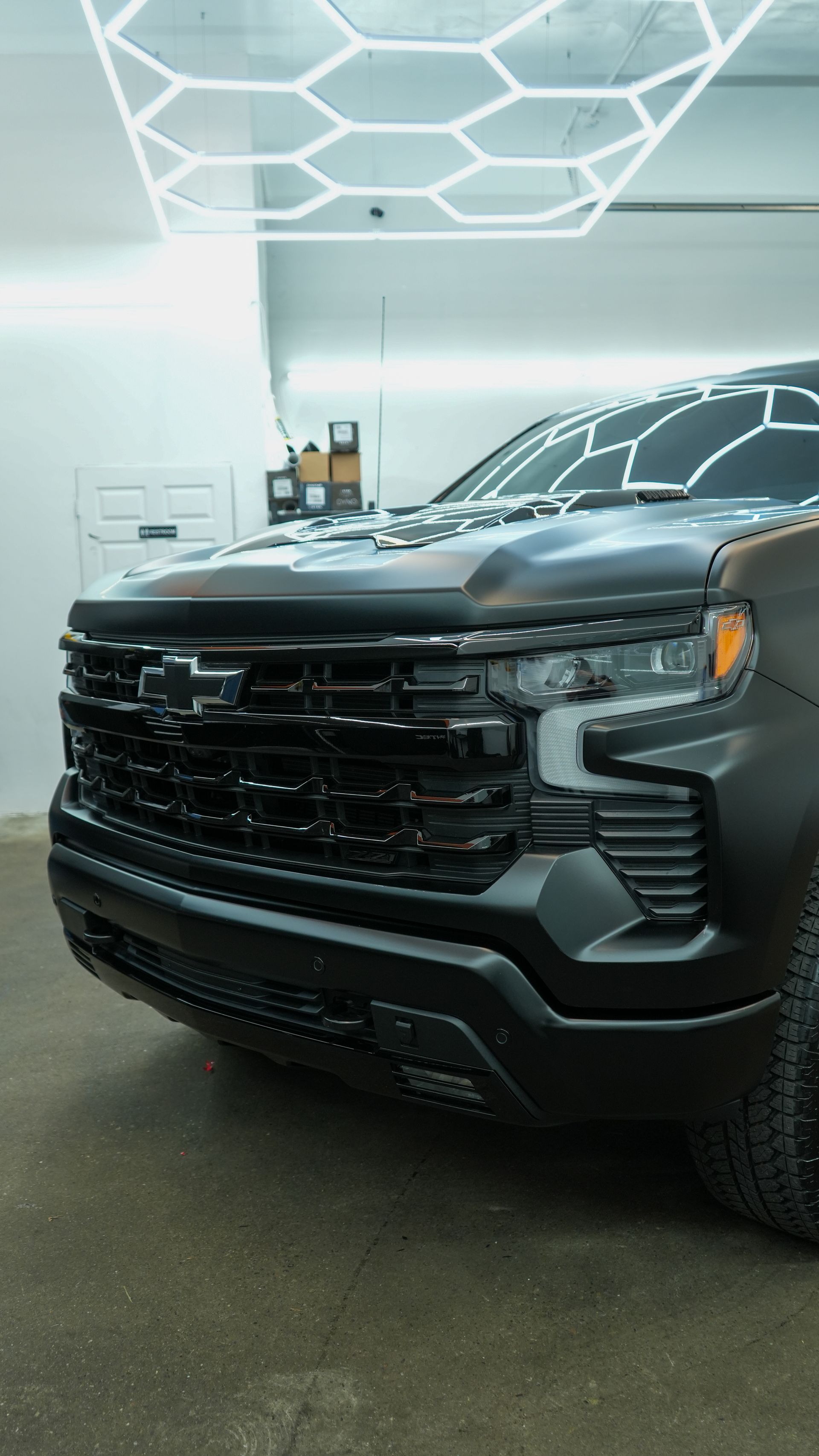 Silverado front end after a full detail