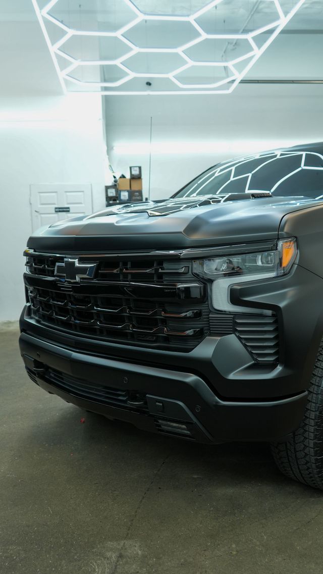 Silverado front end after a full detail