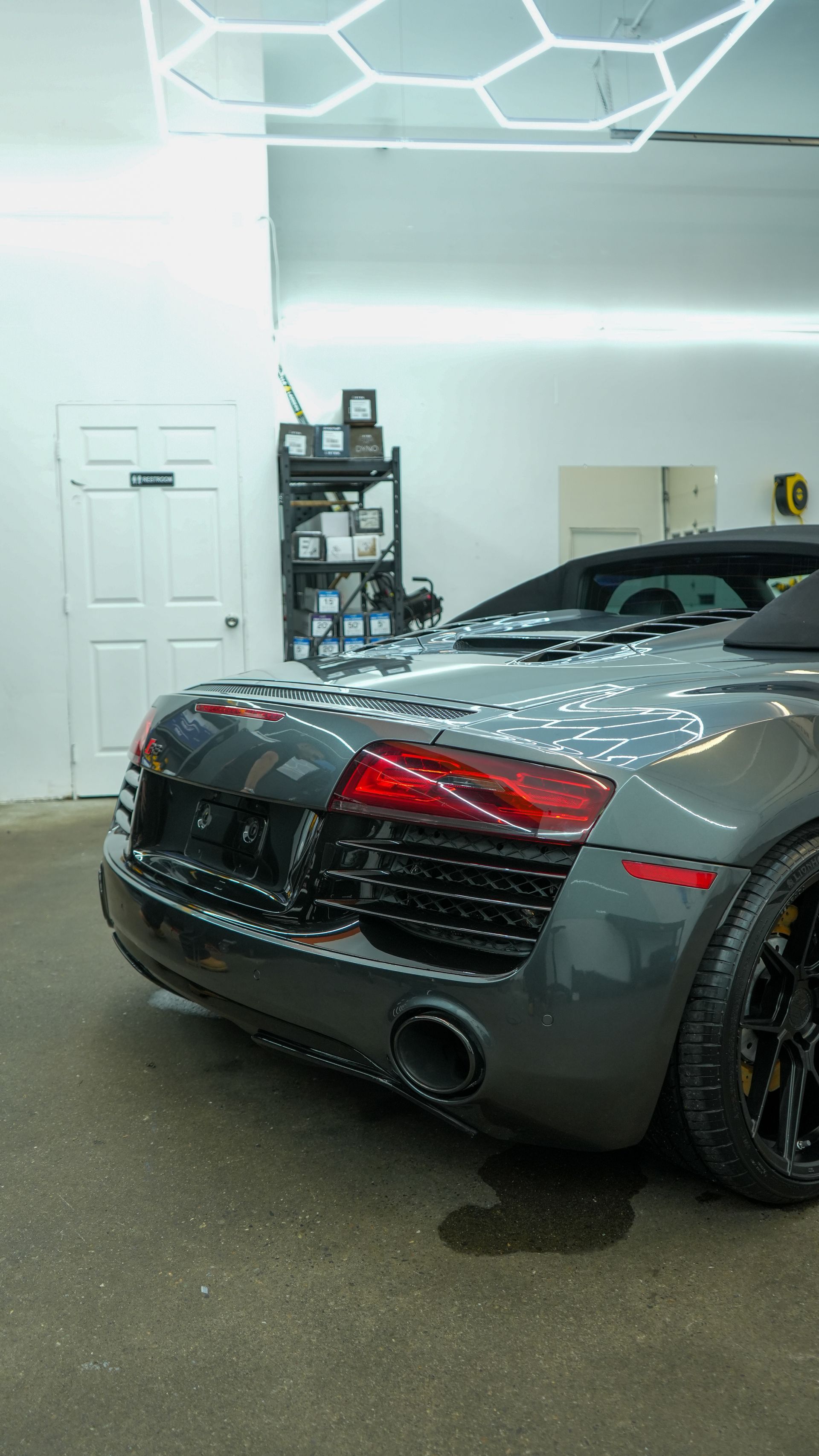 Detailed vehicle in the A1 Auto Detailing shop