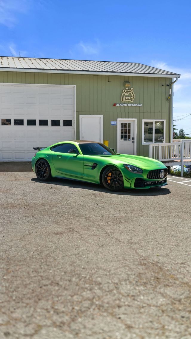 Wrapped car at A1 Auto Detailing in Lynnwood, WA