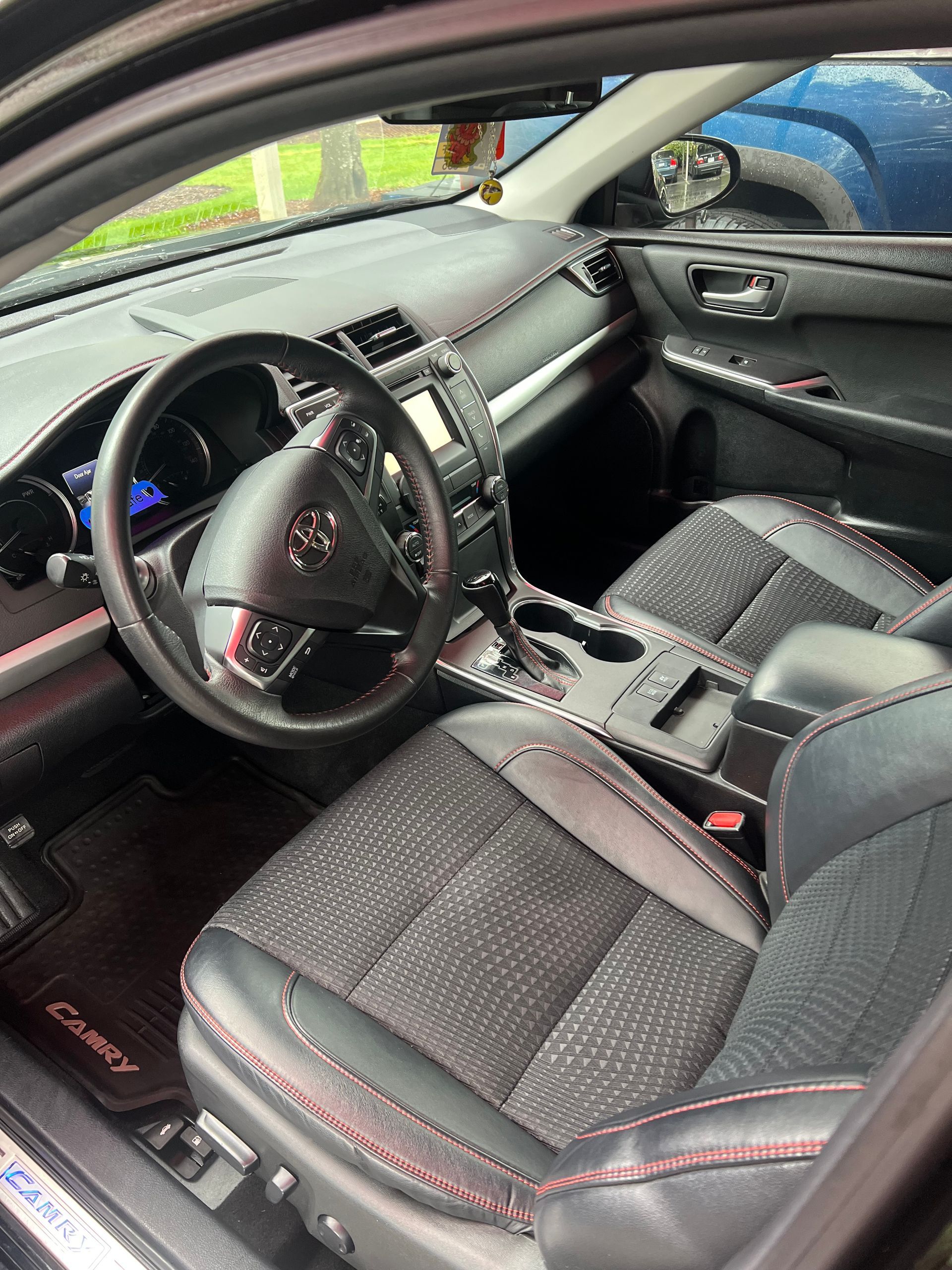 Shampooed and detailed Toyota Camry interior by A1 Auto Detailing in Lynnwood, WA