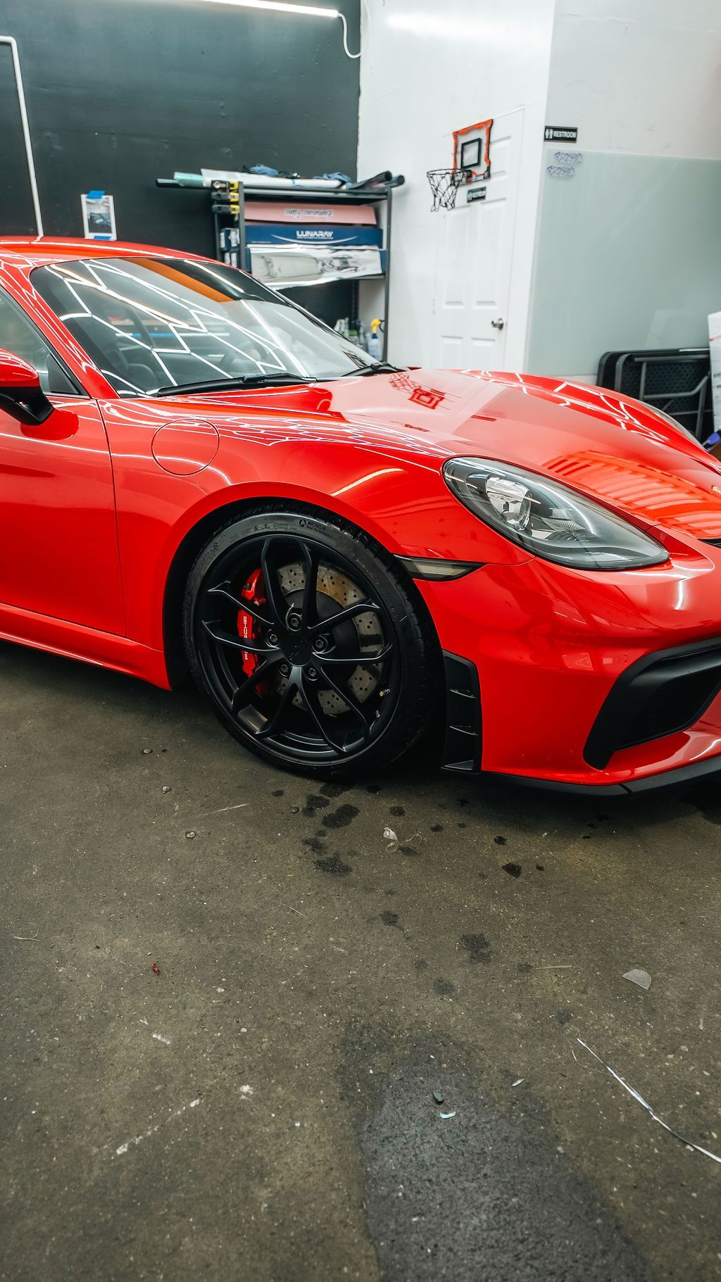 Paint protection film work at A1 Auto Detailing in Lynnwood, WA