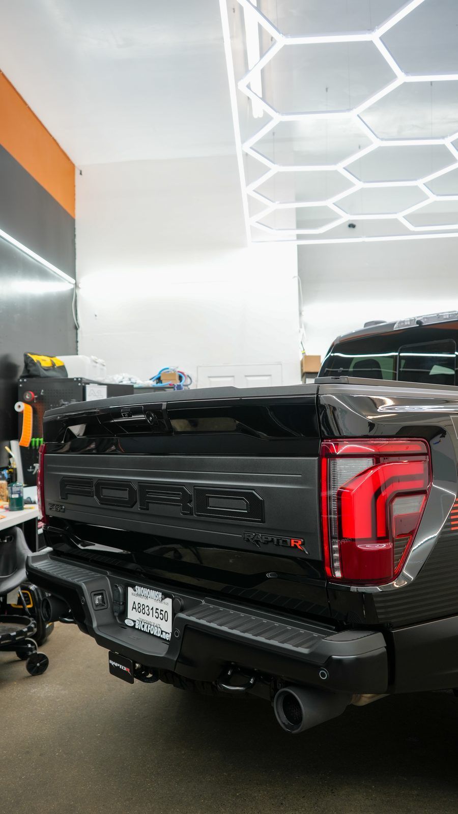 Ceramic window tint installed on a truck by A1 Auto Detailing