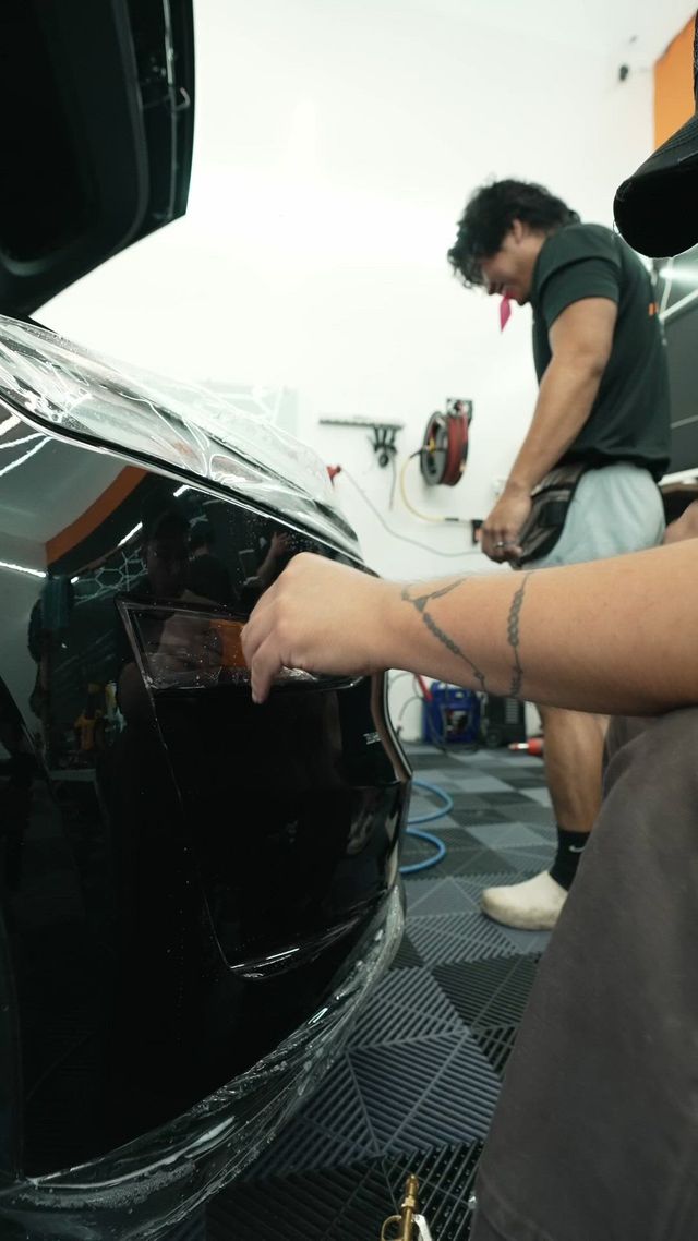 Tesla — PPF + tint (video)