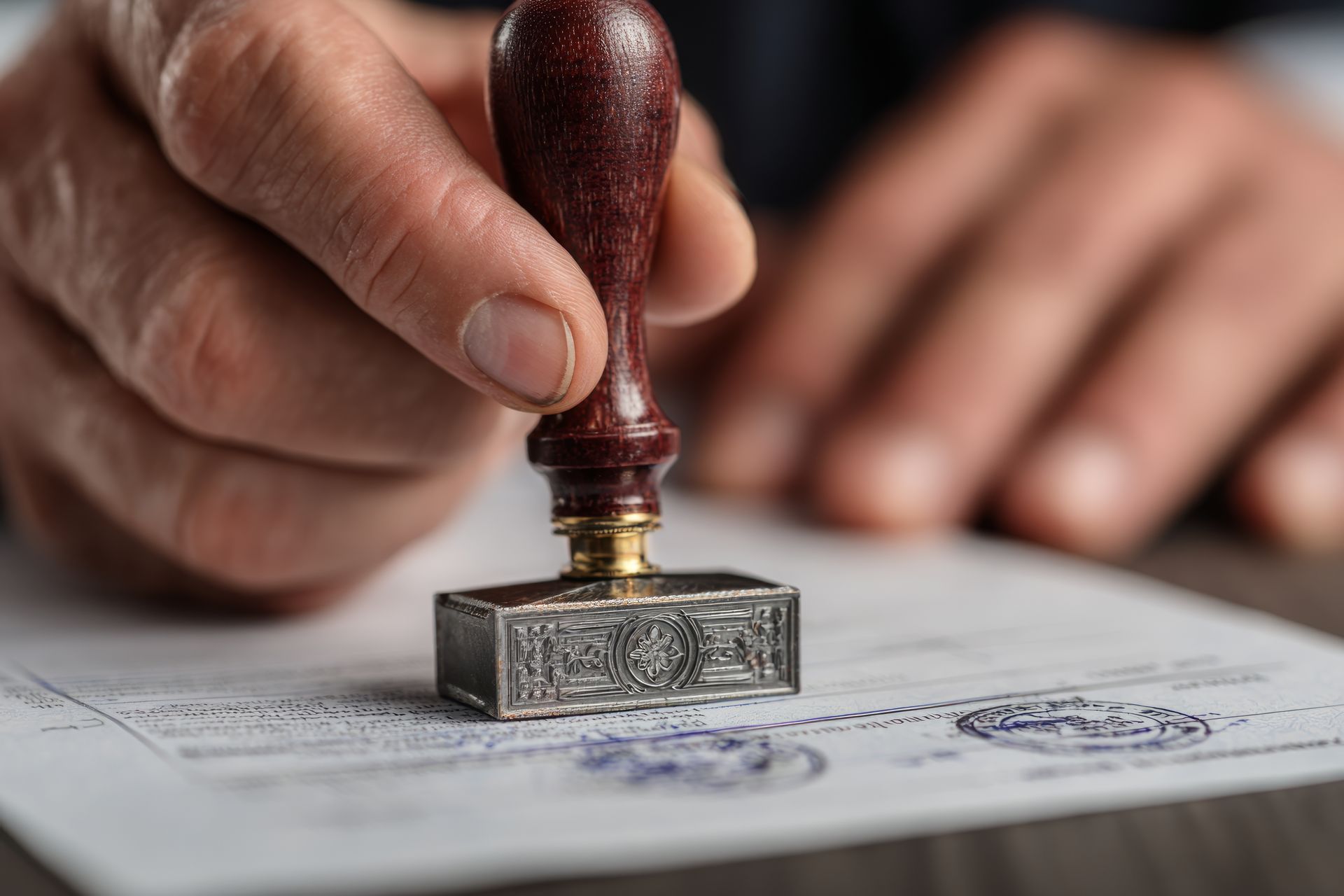 hand pressing stamp