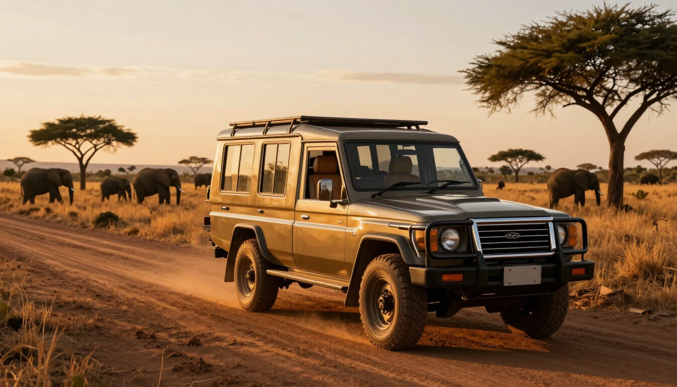 Luxury Safari Scene