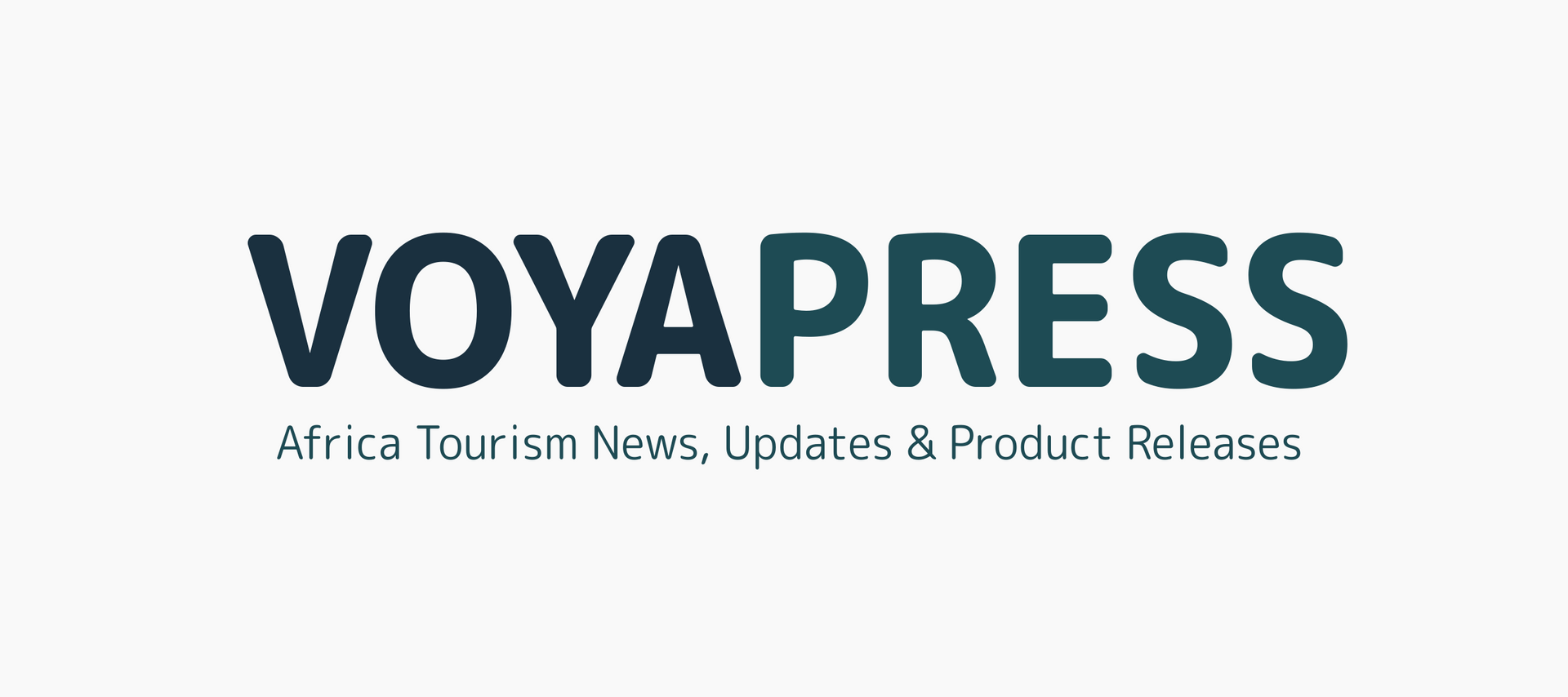 VOYAPRESS logo with dark blue text and the tagline “Africa Tour sm News, Updates & Product Releases” below