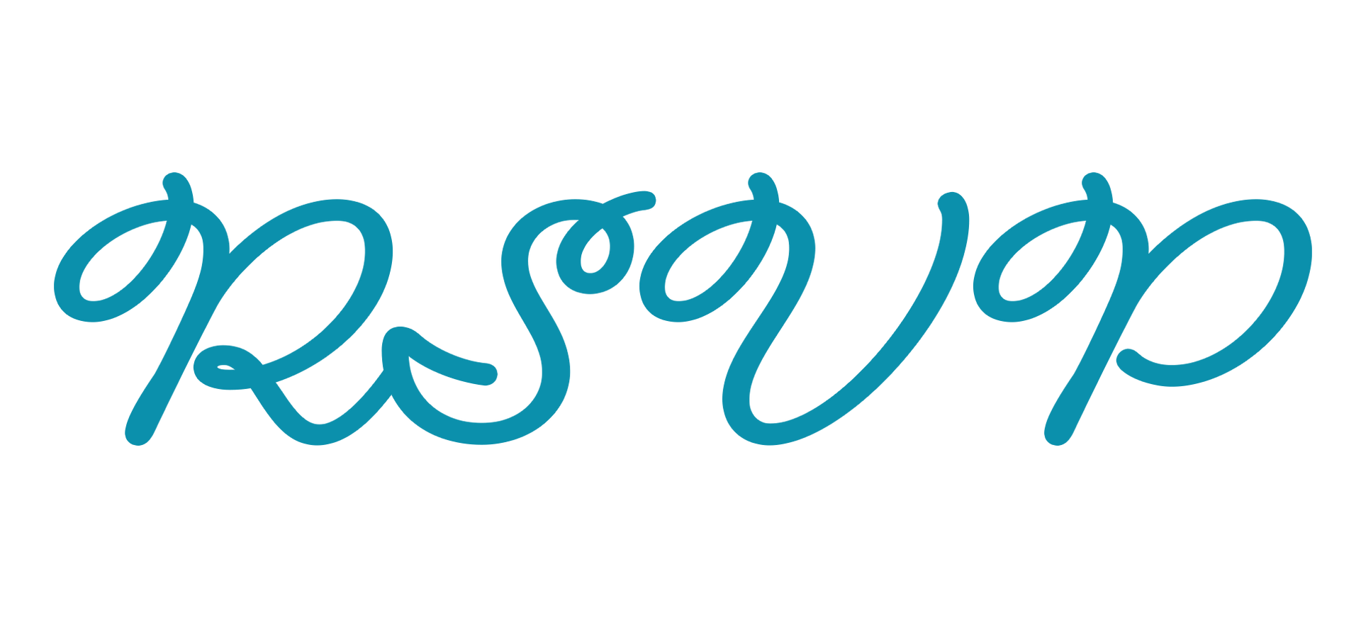 Teal cursive