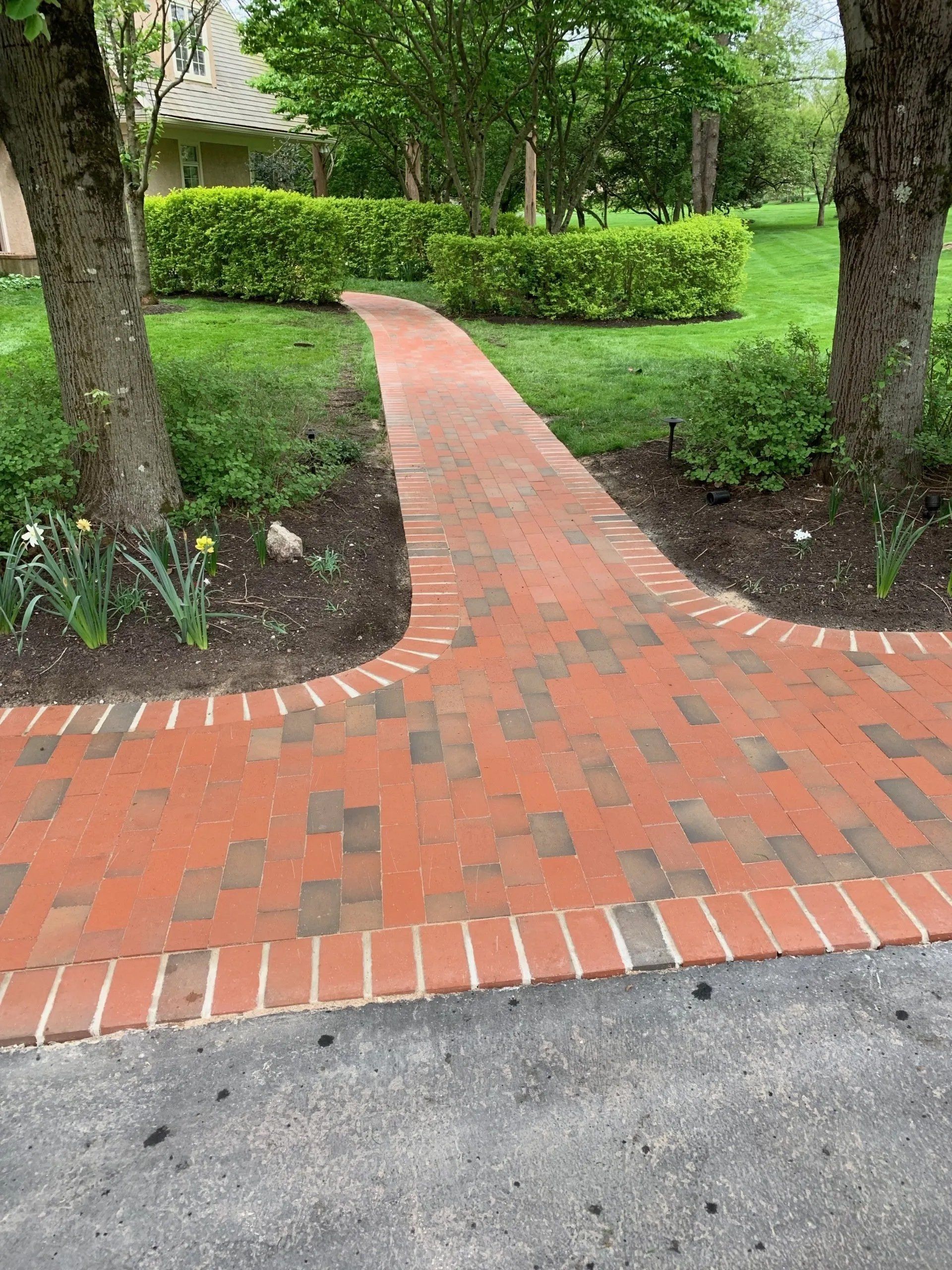 Custom Brick Walkway — Disciple Inc