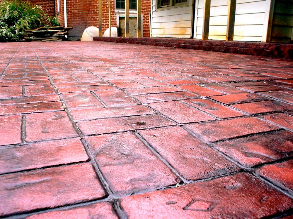 Brick Stamped Concrete