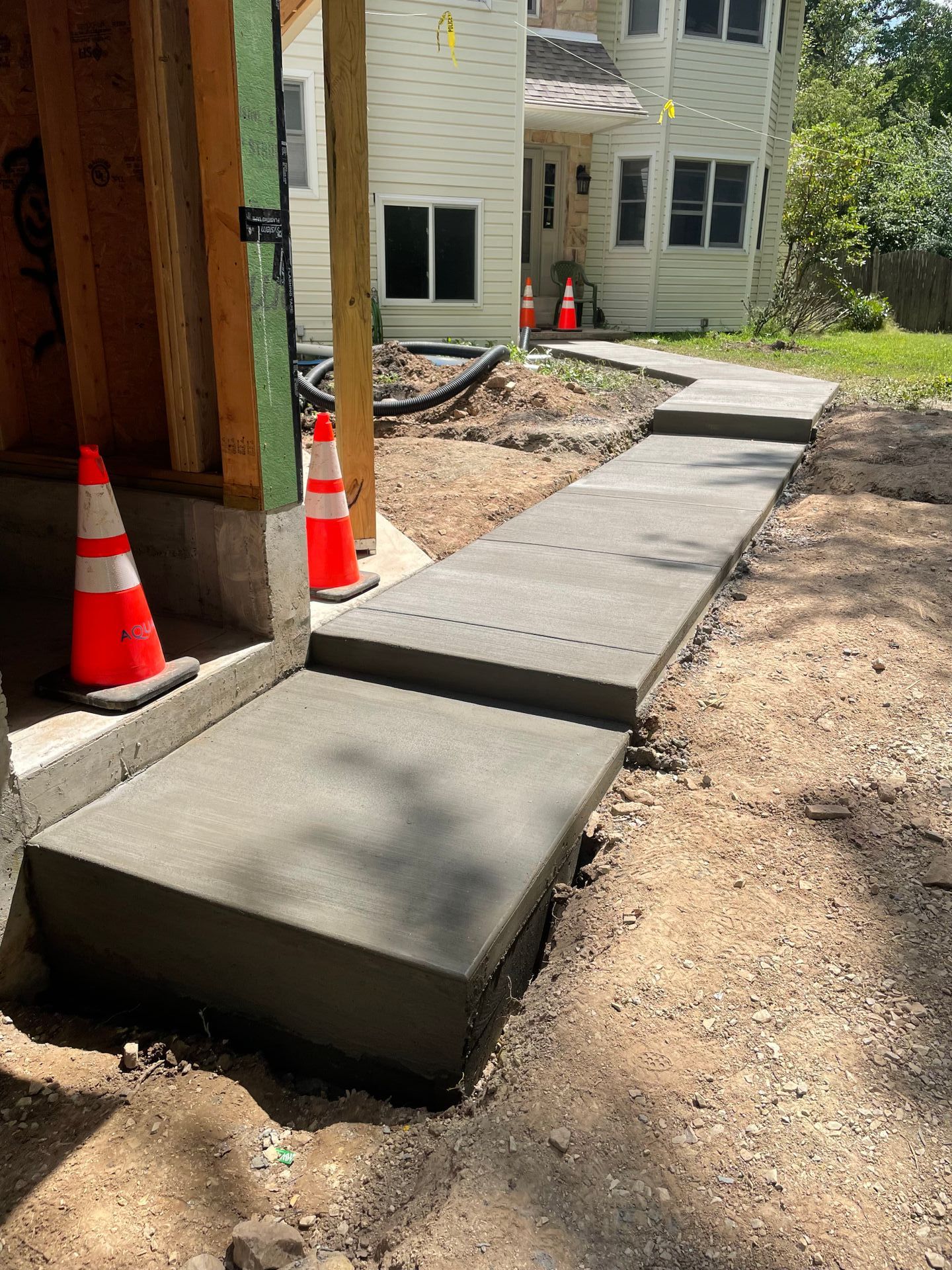 Concrete Walkway Installation