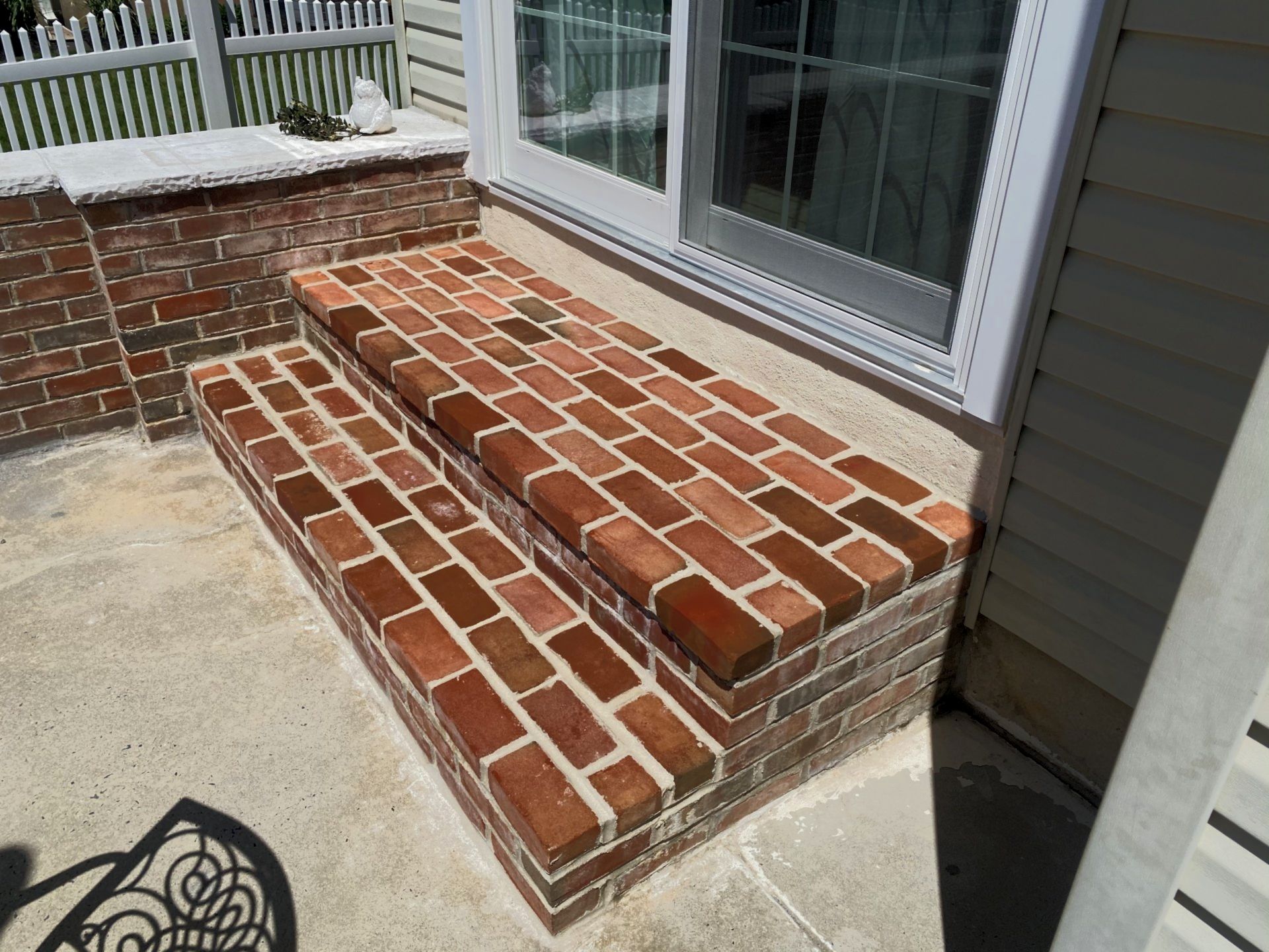 Brick Stairs Installation