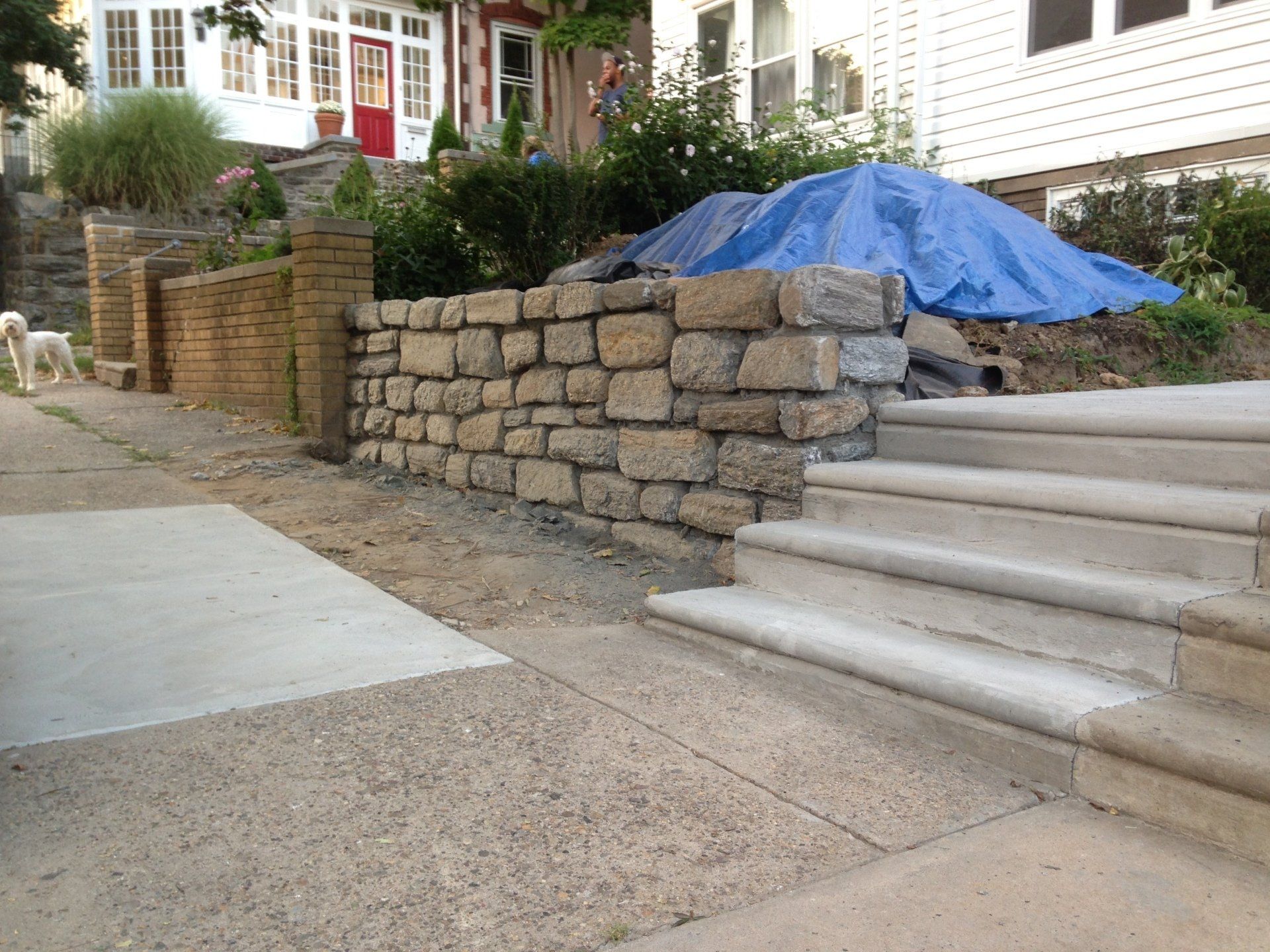 Stone Patio and Stairs