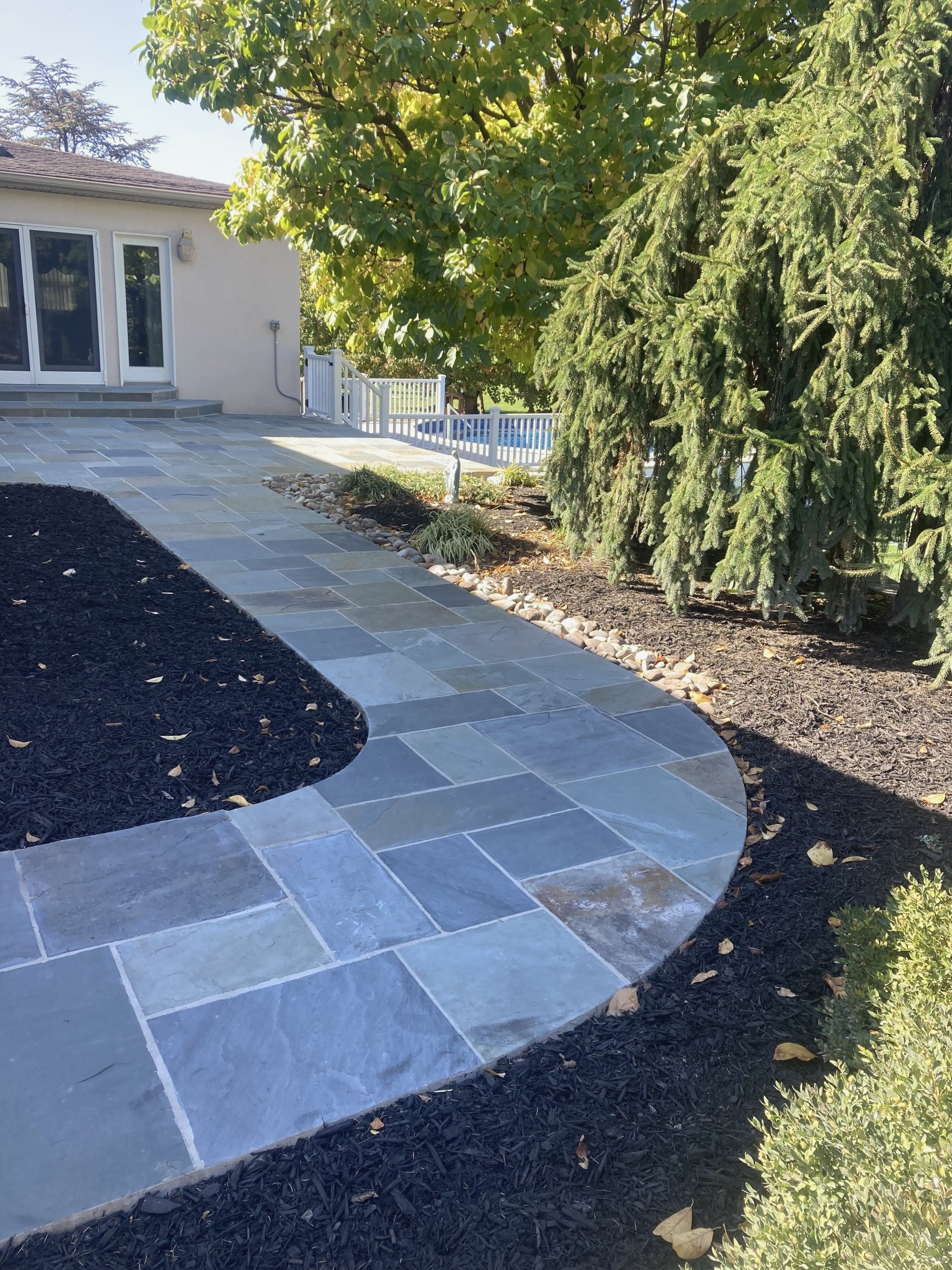 Stone Walkway Installation
