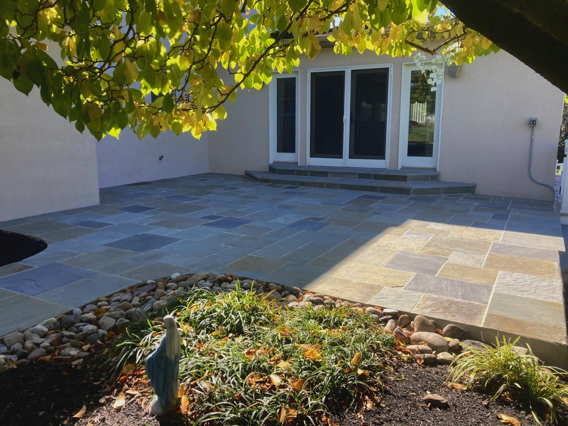 Stone Patio Installation