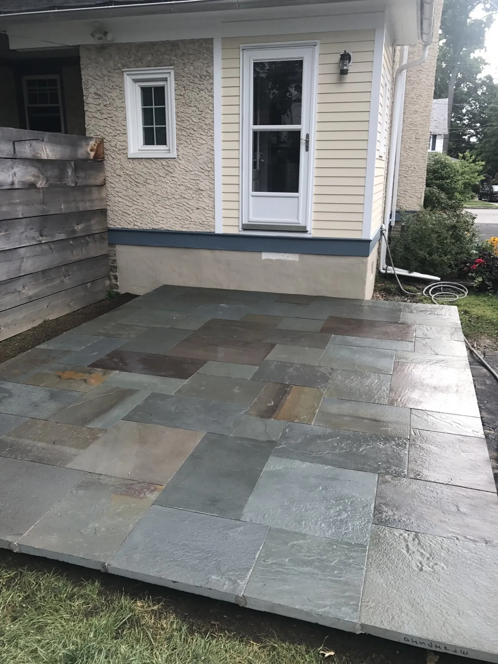 Stone Patio Installation