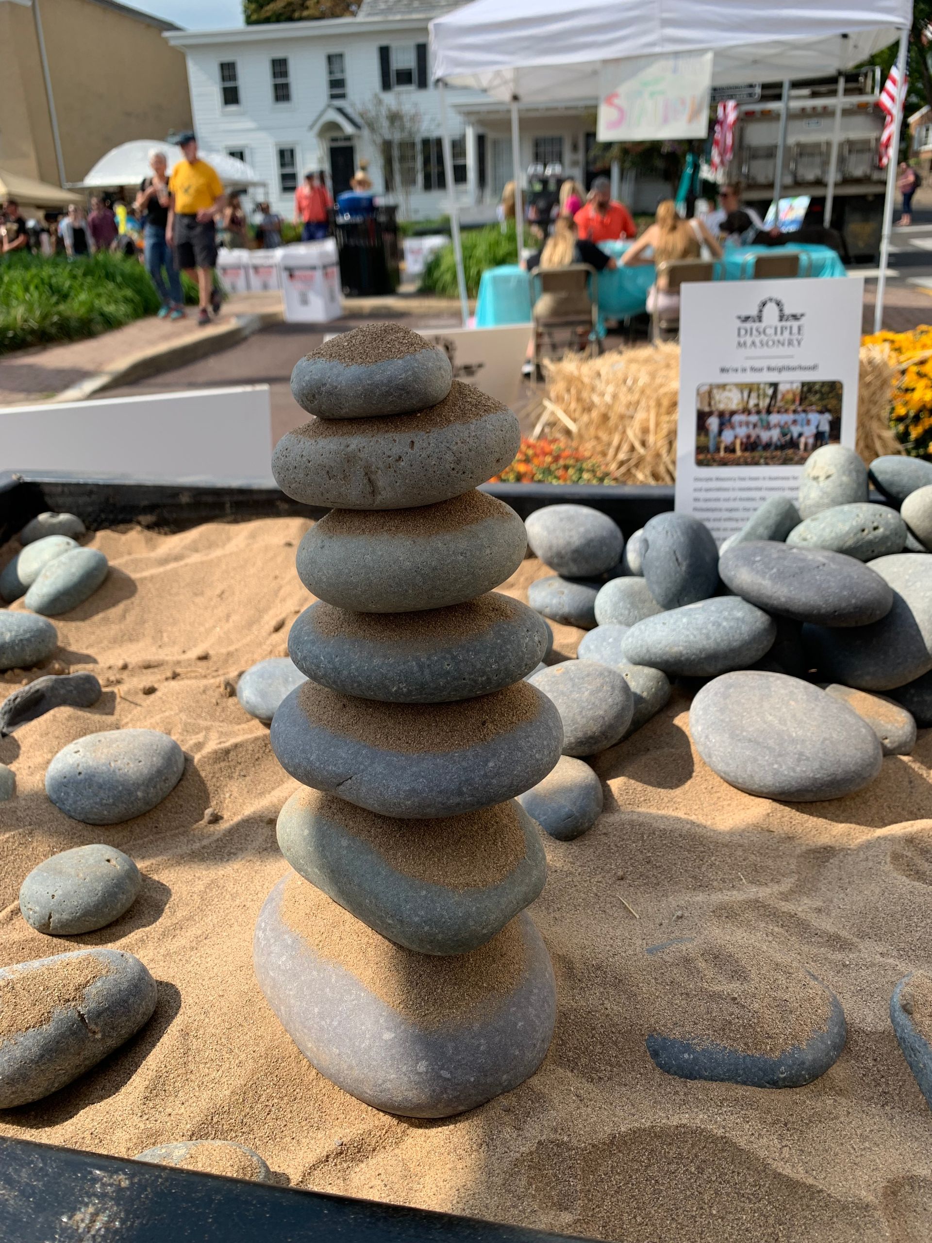 Stone Stacking Activity