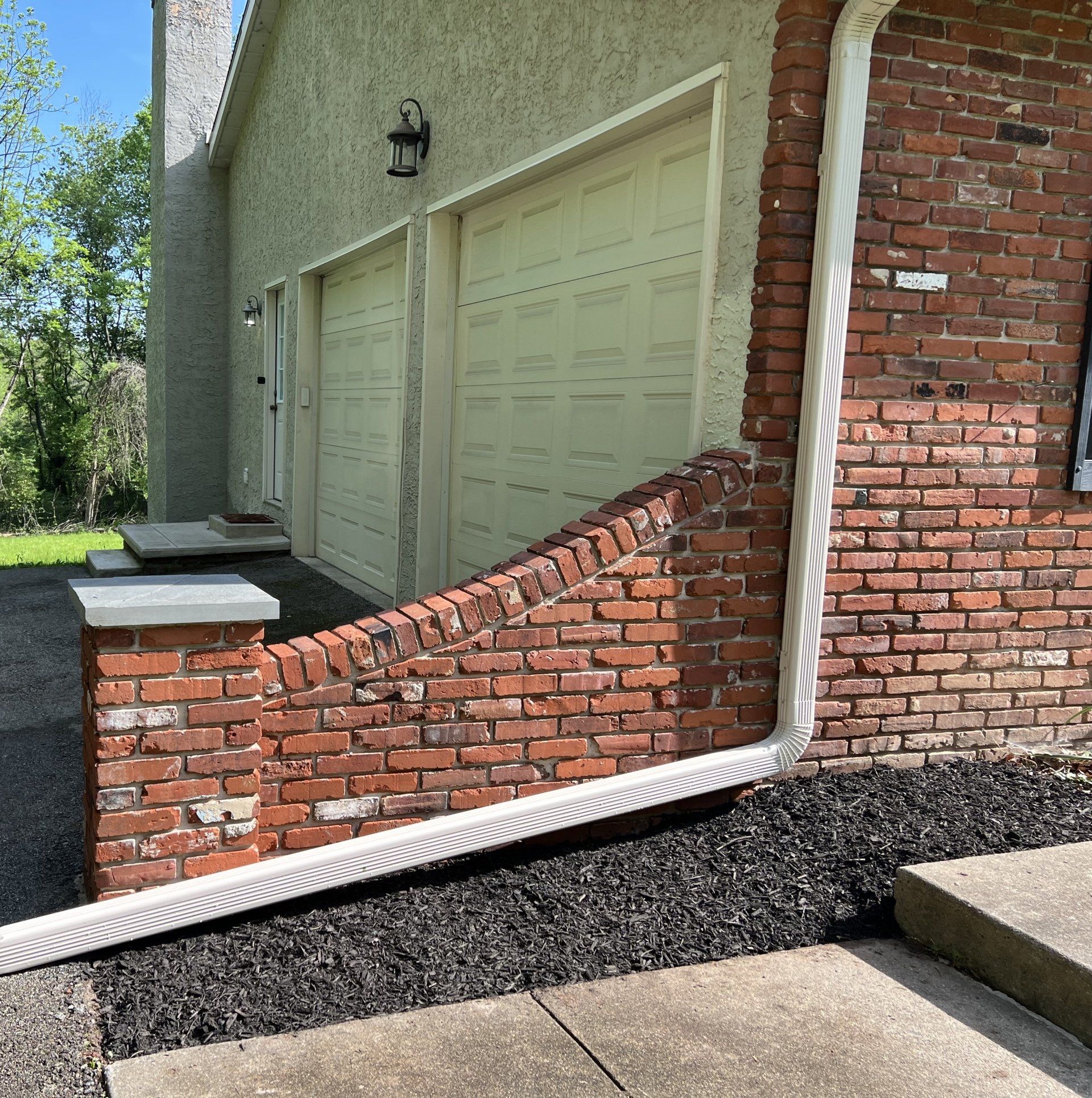 Brick Retaining Wall Restoration