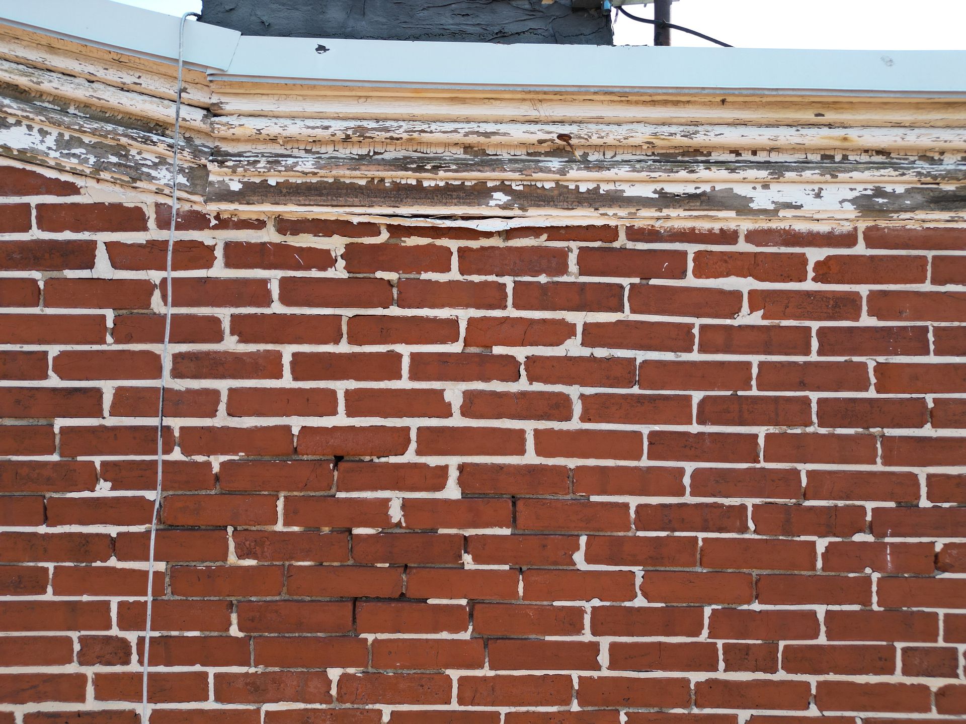 Deteriorated Brick Wall