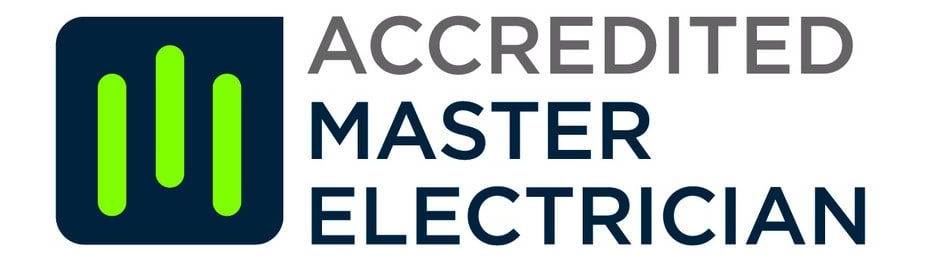 Logo featuring three bright green vertical bars in a dark blue square next to the text