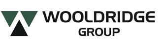The logo for woolridge group is a triangle with a w on it.