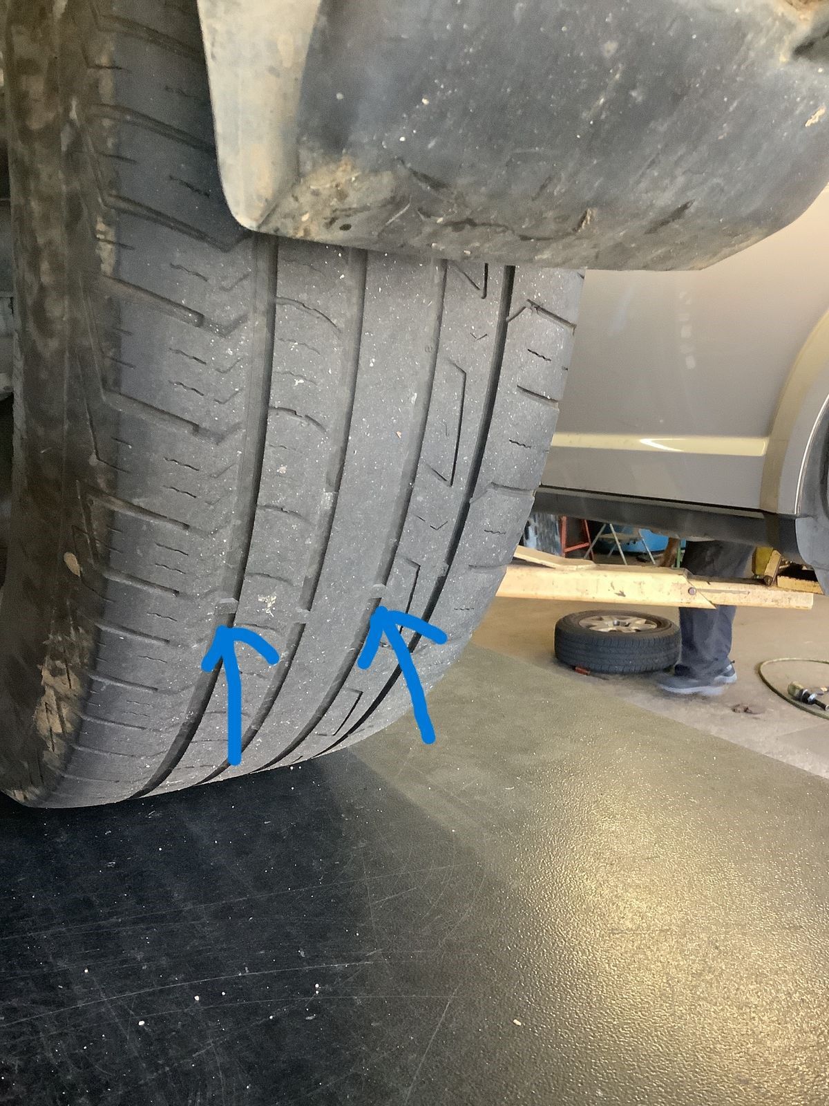 tire slick on car auto tech martinsville va