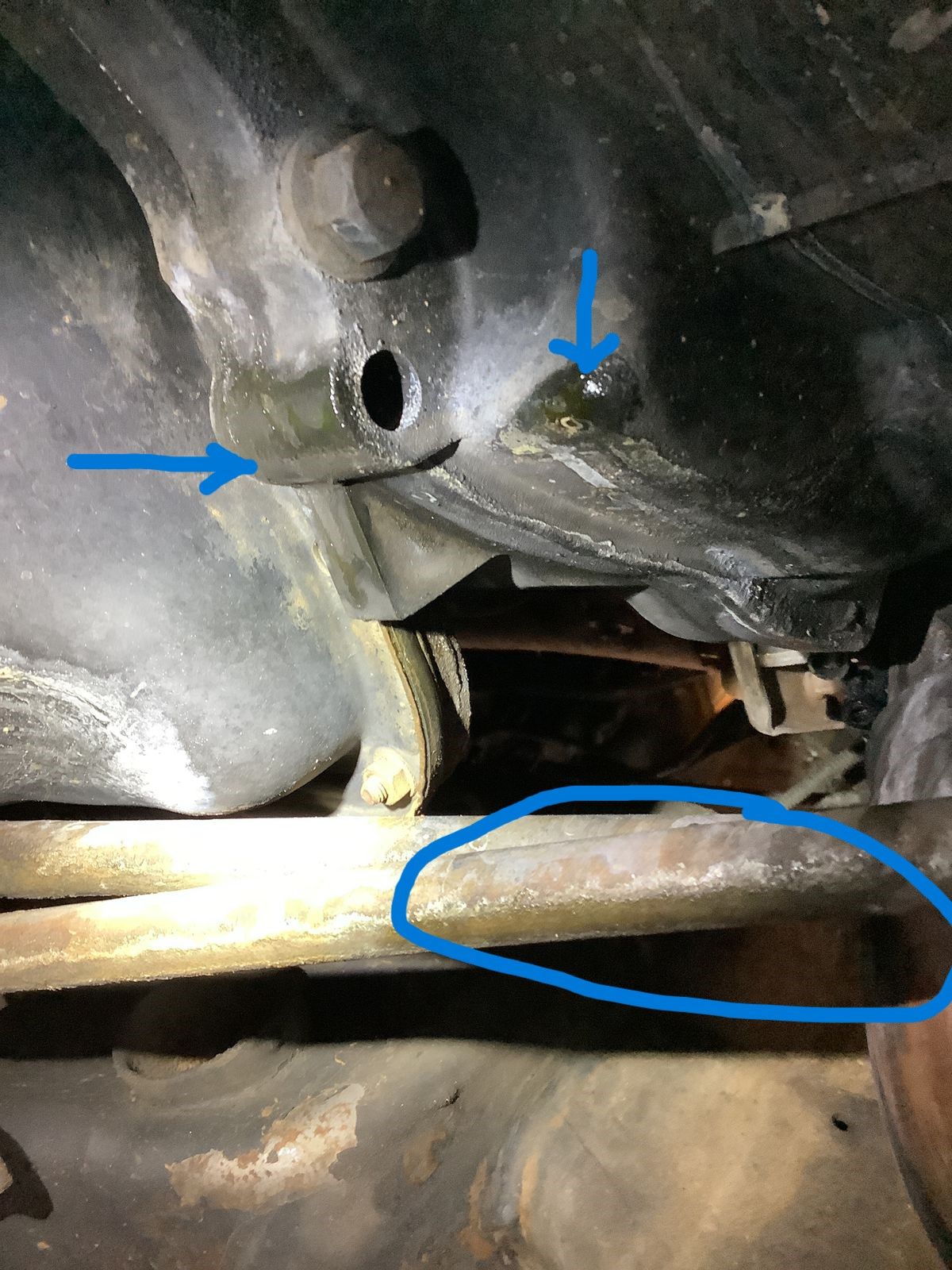 water pump leak bottom of engine 