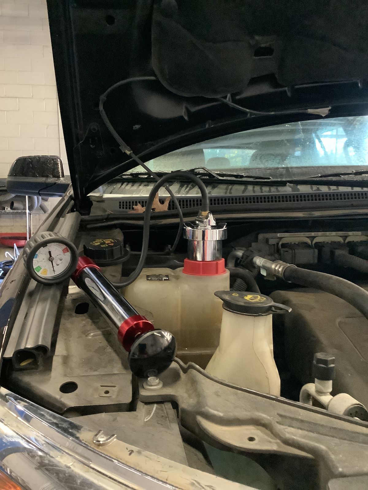 water pump pressure test 