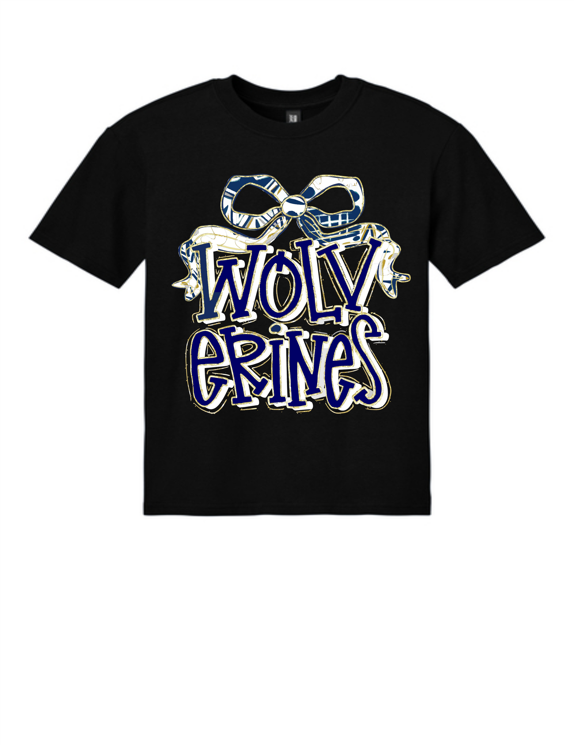 A heather grey t-shirt featuring a blue and white infinity symbol above the word 