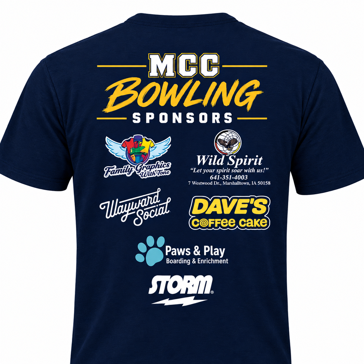 Navy Blue Dry Fit T-shirt